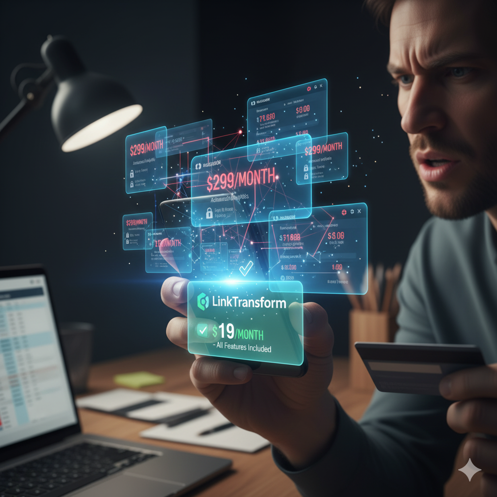 The Link Management Pricing Racket: Why You're Paying $299 for Features That Should Be Standard.